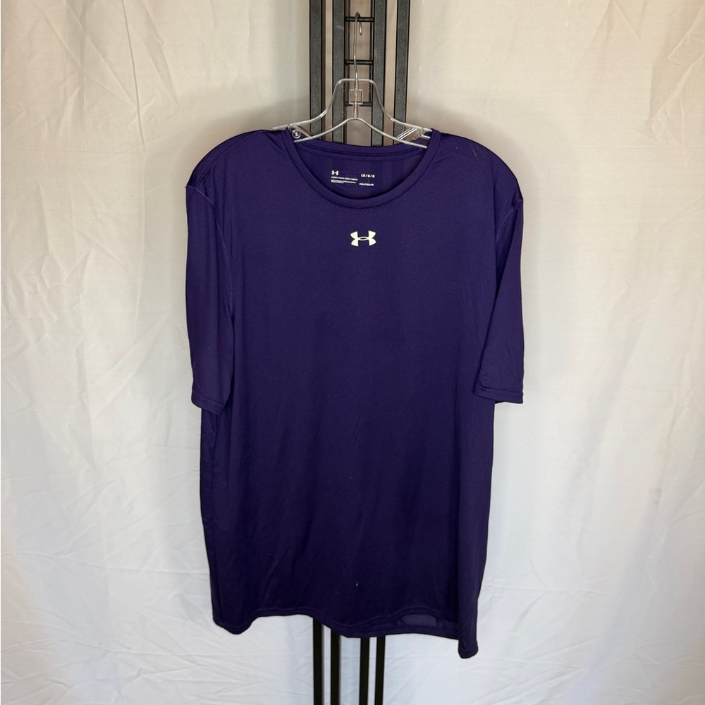 Under Armour Men's Dark Purple Short Sleeve Tee